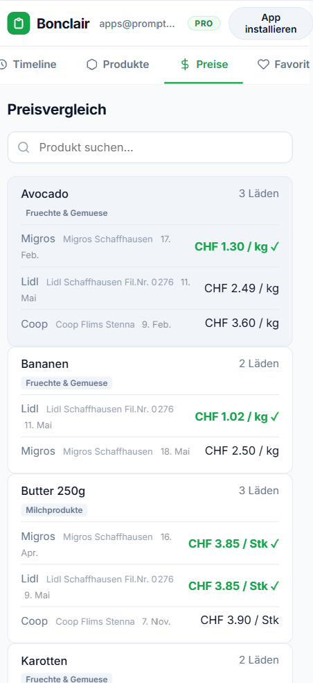 Preisvergleich